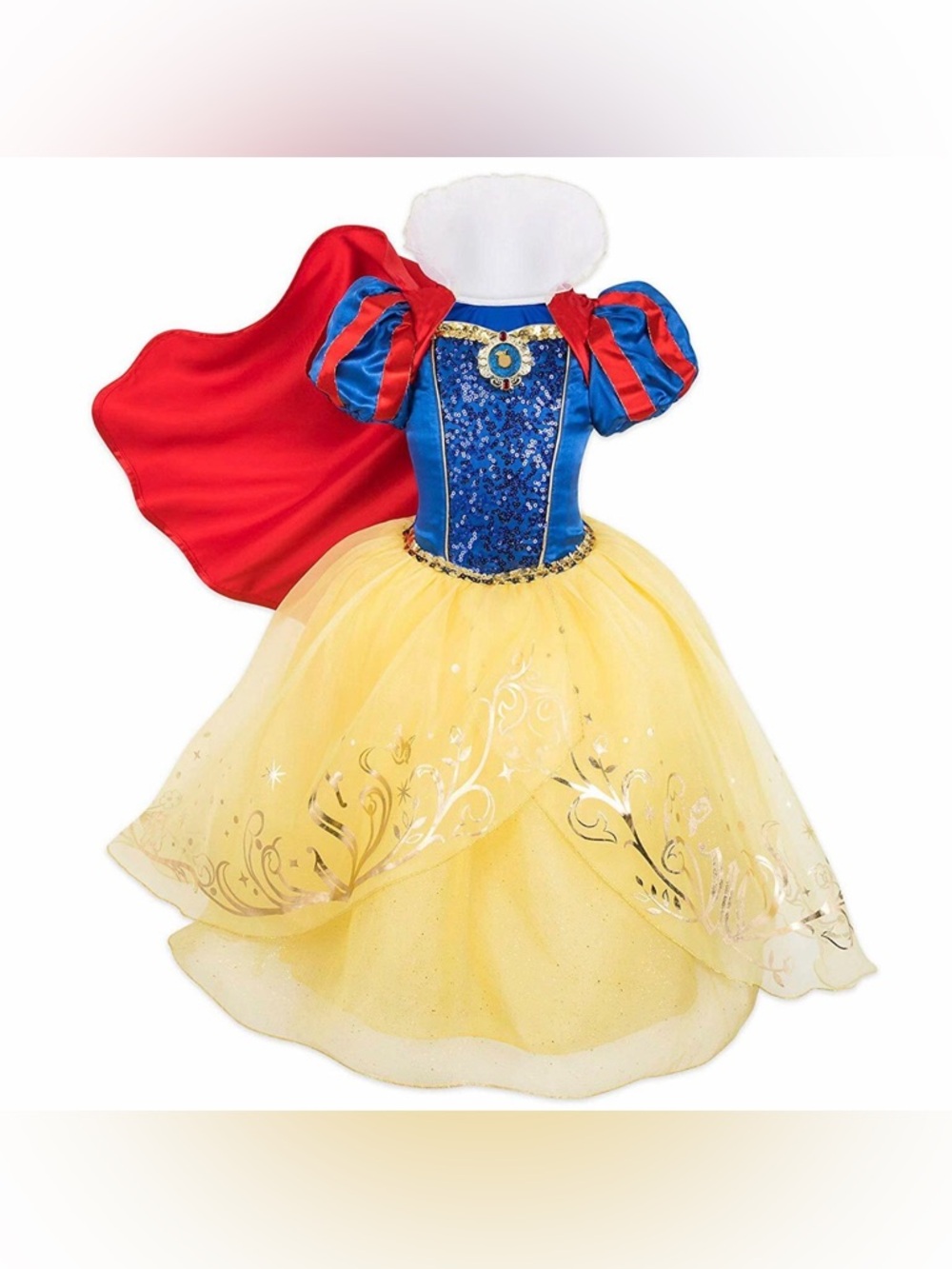 Disney Store Princess Snow White Halloween Costume Dress Girl Size 3